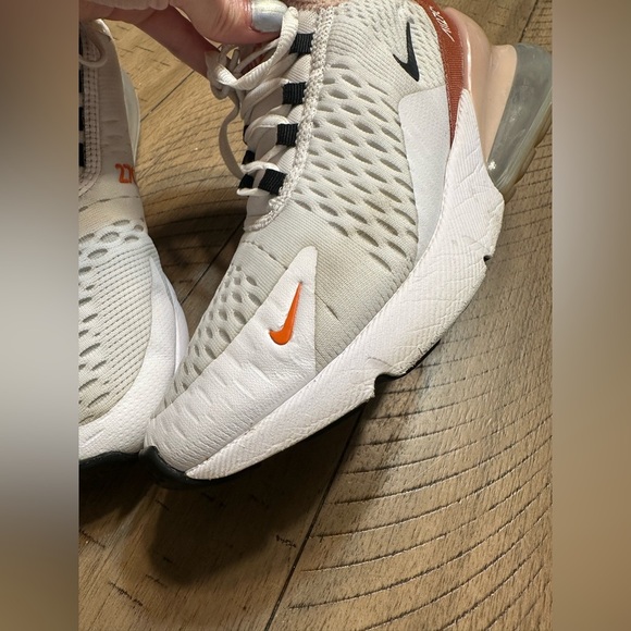 Nike Air Max 270 White Burnt Sunrise Size 8 - Picture 9 of 9